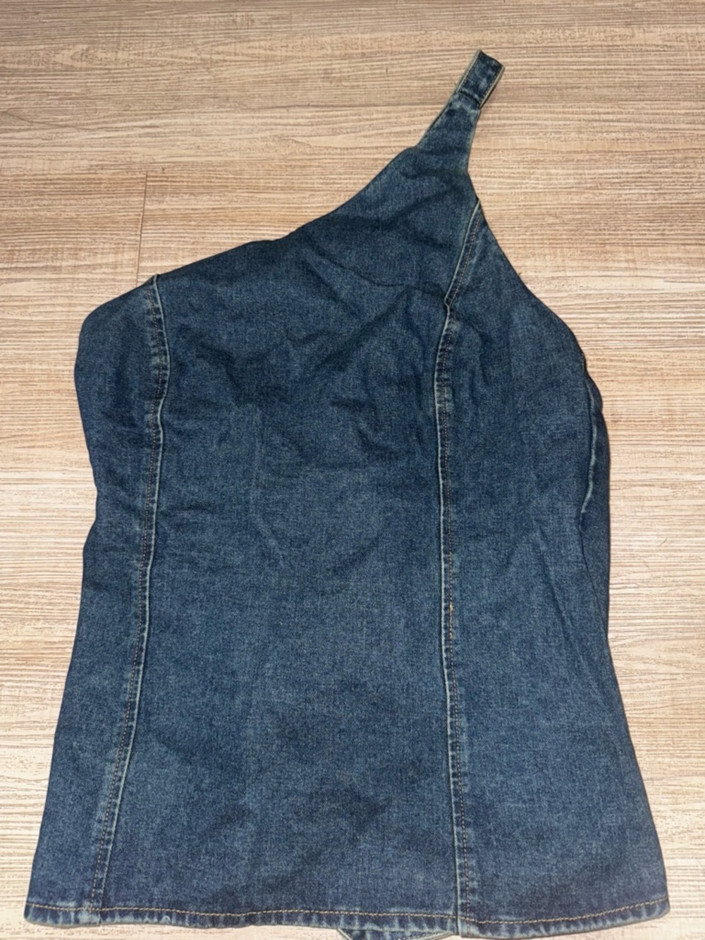 Peppermayo Maysa Denim-Washed Top